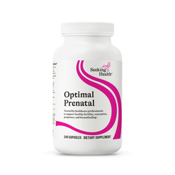 Optimal Prenatal 240 vegetarian capsules - Seeking Health  Australia