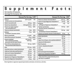 Optimal Prenatal 240 vegetarian capsules - Seeking Health Australia - Image 3