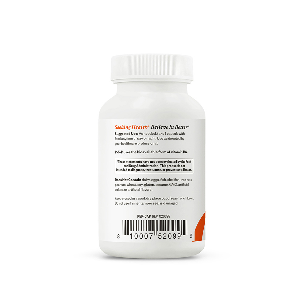P-5-P (Pyridoxal 5-Phosphate) - Seeking Health Australia - Image 3