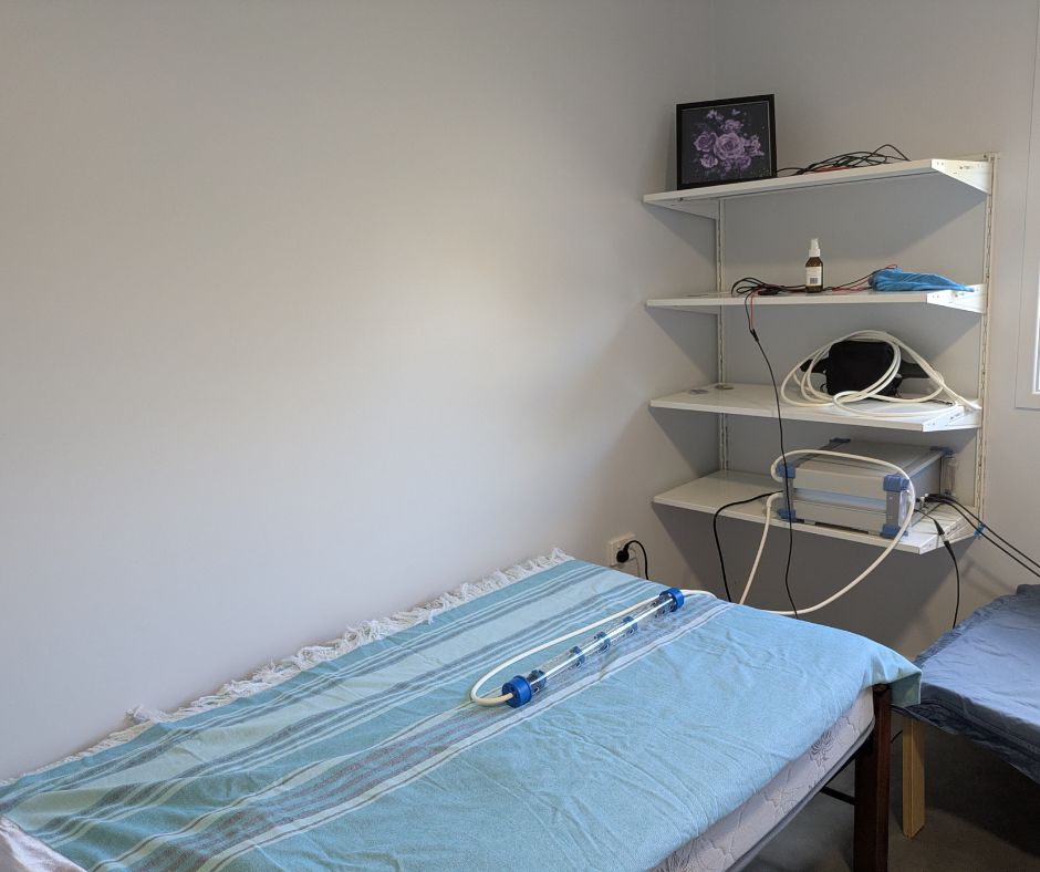 The bed and Rife machine for frequency treatments